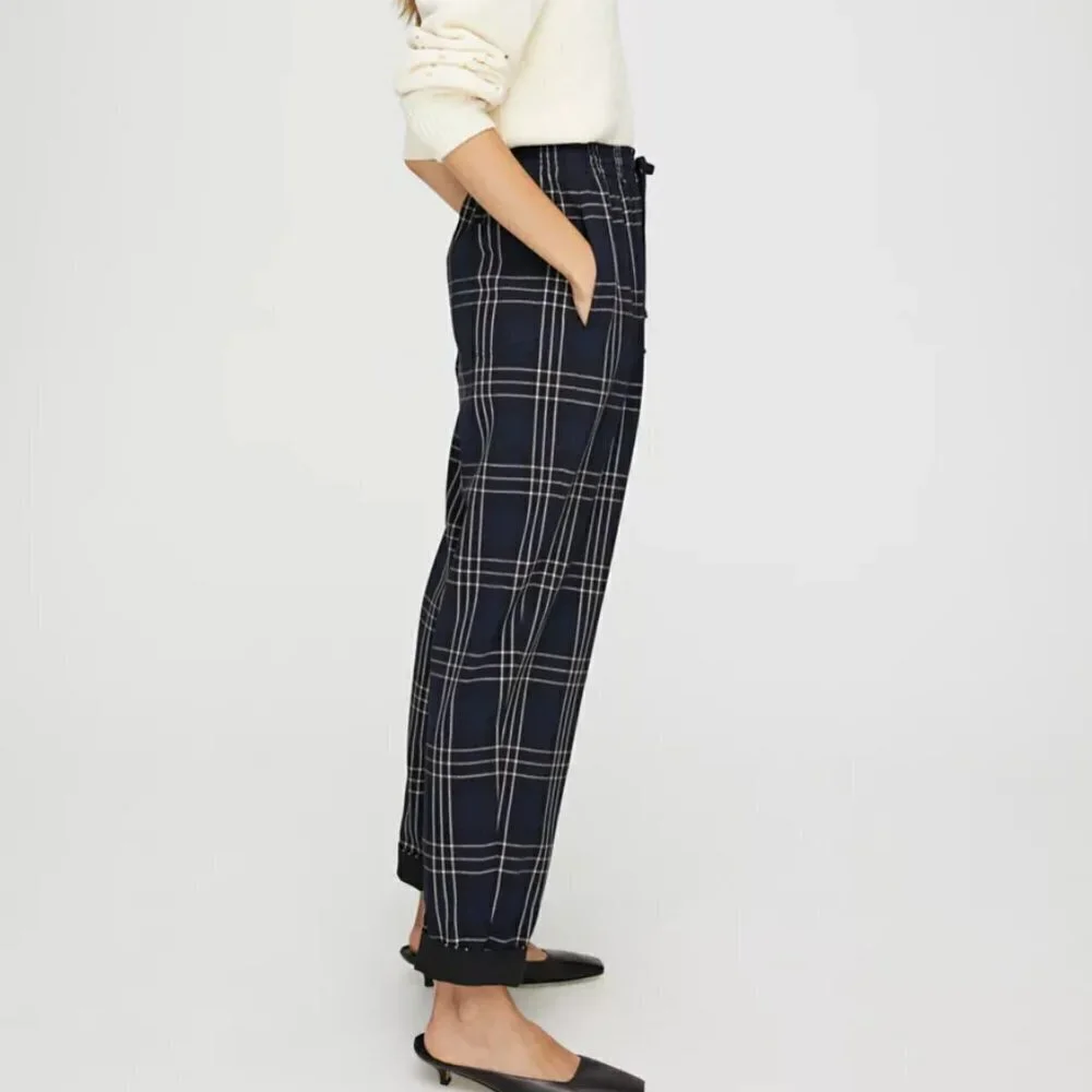 Aritzia Wilfred Soleste Pants- High Waisted Drawstring Pant - Picture 4 of 16
